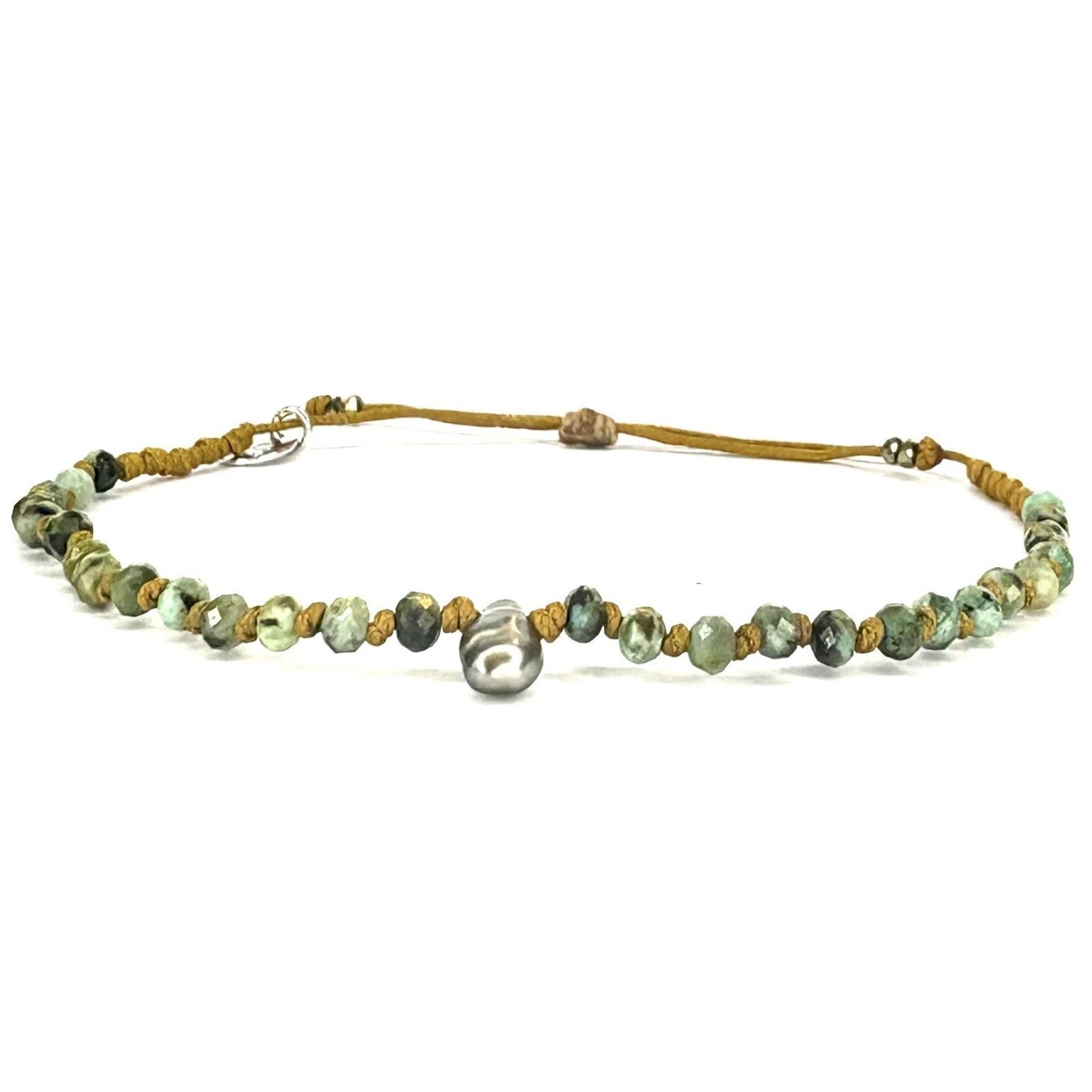 Keshi Turquoise Bracelet