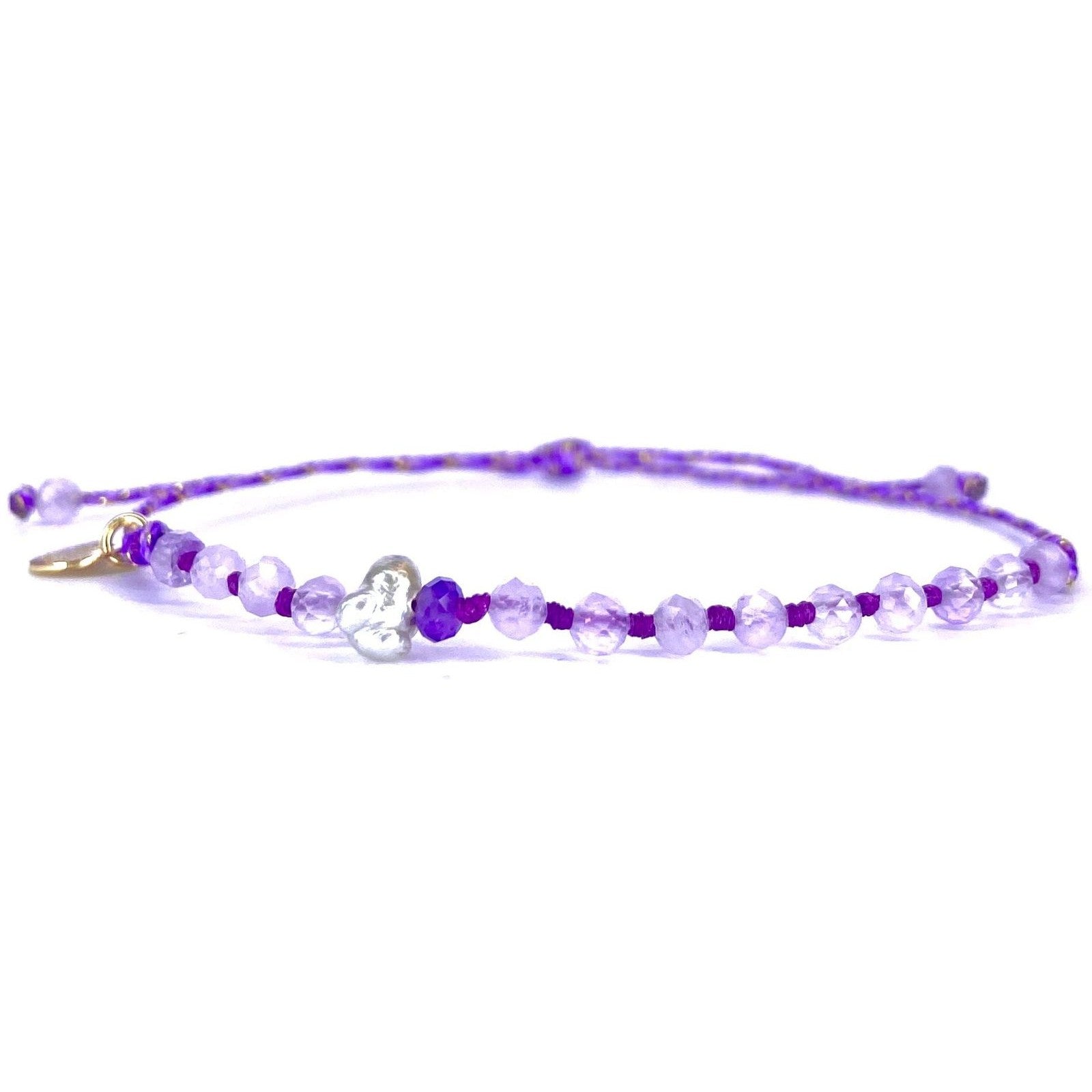 Bracelet Améthyste Keshi