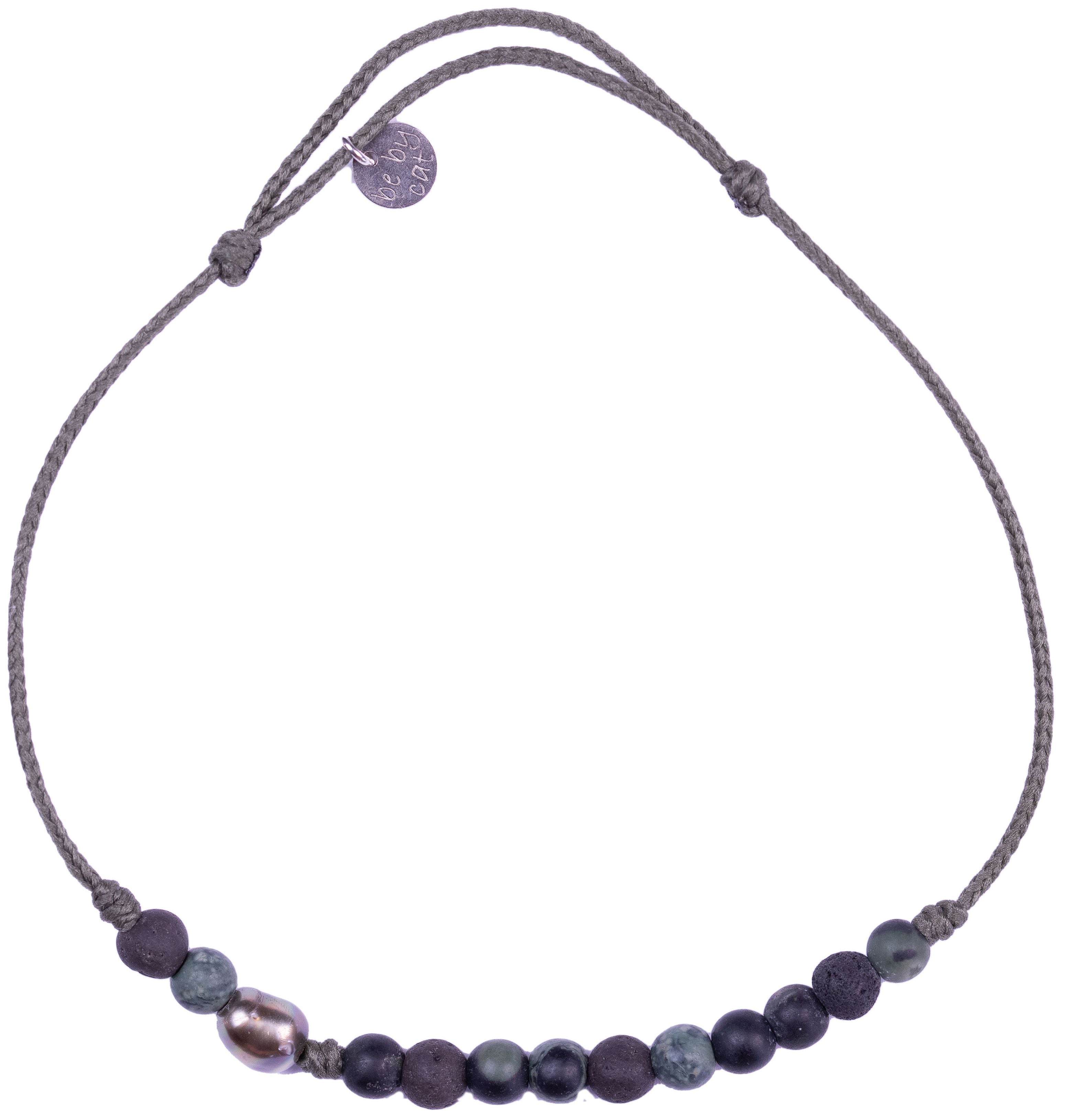 Bracelet homme Jaspe Lave Keshi