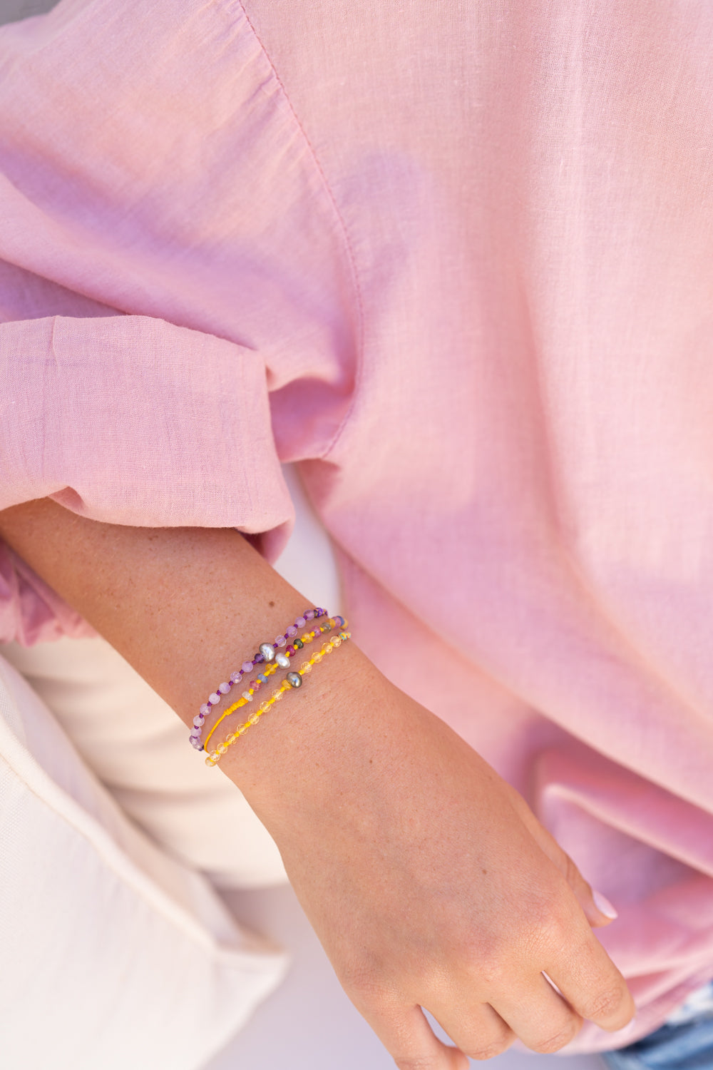 Bracelet Saphir Keshi