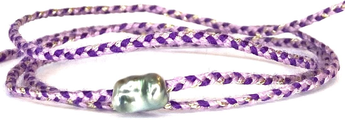 Pulsera de triple vuelta Keshi