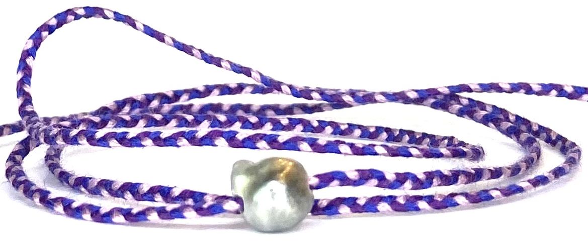 Keshi triple wrap bracelet
