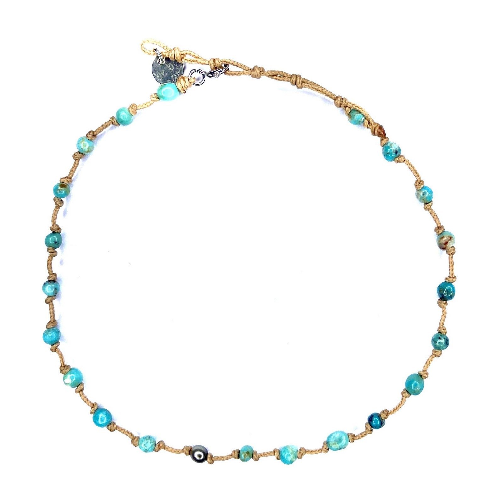 Bracelet de cheville Turquoise Keshi