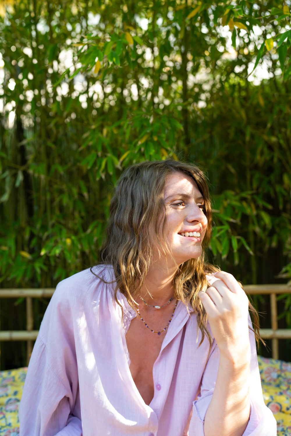 Keshi Fluorite Choker/Necklace